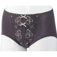 ケアファッション フロントレースガードルショーツ 38144-71 パープル M 4580604055140 1枚（直送品）