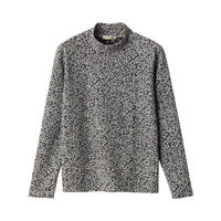 ケアファッション 小花柄ストレッチTシャツ　38028-31　グレー　M 4580604064319 1枚（直送品）