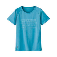 ケアファッション ドライメッシュラグラン袖Ｔシャツ　89674-32　ターコイズ　L 4580604066450 1枚（直送品）