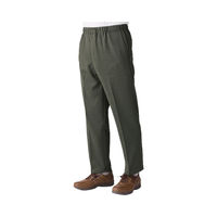 ケアファッション 裏起毛裾ファスナーパンツ　39353-21　ブラウン　M 4580625268192 1枚（直送品）