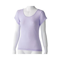 ケアファッション 抗菌汗取付フレンチインナー　98100-03　パープル　LL 4580625311690 1枚（直送品）