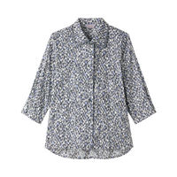 ケアファッション 7分袖ワンタッチテープブラウス　98397-02　グレー　L 4580625317784 1枚（直送品）