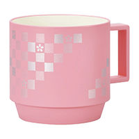 カノー 日本伝統色　スタッキングマグ　L　73181　桃花色 4968982731816 1ケース（72個入）（直送品）