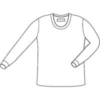 神戸生絲 国産純綿紳士用丸首長袖 PC-152 M 4971751451716 1枚（直送品）