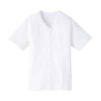 エンゼル 前開きワンタッチ肌着(マジック式)　7050-B　半袖　L 4975520849445 1枚（直送品）