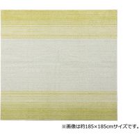 イケヒコ グラデボーダー カーペット 1300×1850mm グリーン 1340720121103 1枚（直送品）