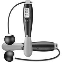 トレードワン 2WAYなわとび エアステップ:ブラック 90060 1セット(6個)（直送品）