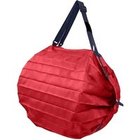 くるくるエコバッグMサイズ：レッド T-002 8個 トレードワン（直送品）