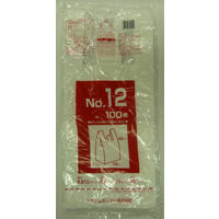 システムポリマー LP-12B レジ袋 12号 乳白　100枚/(40冊入)　1箱（直送品）