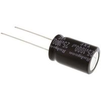 ルビコン コンデンサ 1000μF， ，25V dc， 25YXF1000M12.5X20 1ロット(5個)（直送品）