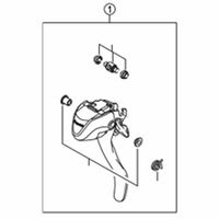 シマノ Y6WC98010 STーA070 メインレバー組 右 1個（直送品）