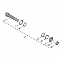 シマノ Y0CJ98010 WHRS170CLF12 ハブ軸組 1個（直送品）