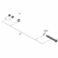 シマノ Y0D298030 WHーRS700ーC30ーTLーR ハブ軸組 1個（直送品）