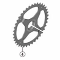 シマノ Y0J344000 SMーCRE50 チェーンリング44T 1個（直送品）