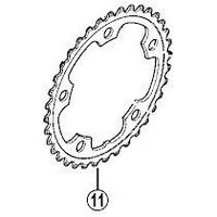 シマノ Y1MS36010 チェーンリング 36T (ブラック) FCーCX50用 1個（直送品）