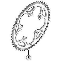 シマノ Y1MY98030 チェーンリング 50TーF (ブラック) 1個（直送品）