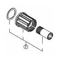 シマノ Y3CZ98040 フリーホイール部組立品 (カセット取付ボルト付) 1個（直送品）