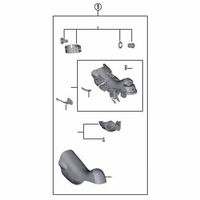 シマノ Y02N98030 STー4703 ブラケットクミ 左 1個（直送品）