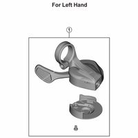 シマノ Y0GU98010 SLーM8100 シフティングレバーユニット(左用) 1個（直送品）