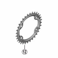 シマノ Y0K434000 FCーMT610 チェーンリング 34T 1個（直送品）