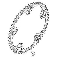 シマノ Y16S50000 チェーンリング 50T (1/2’×3/32’) 1個（直送品）