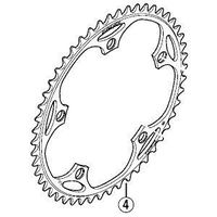 シマノ Y16S50001 チェーンリング 50T (1/2’×1/8’) NJS 1個（直送品）