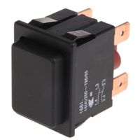 Marquardt 押しボタンスイッチ， モーメンタリ， パネルマウント， 双極双投(DPDT)， 1661.0101 1個（直送品）