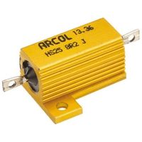 Arcol シャーシ取り付け抵抗器25W8.2Ω±5％ HS25 8R2 J 1個（直送品）