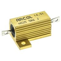 Arcol シャーシ取り付け抵抗器25W5.6Ω±5％ HS25 5R6 J 1個（直送品）