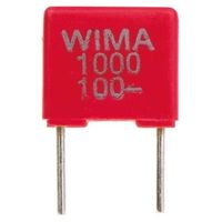 WIMA フィルムコンデンサ，63 V ac， 100 dc，1nF，±20% FKS2 1.0N 100M 1ロット(5個)（直送品）