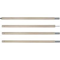 S'more（スモア） 付け替え用 アルミ テントポール タープポール 直径33mm ナチュラルデザイン 滑り止め加工 収納バッグ付き 1個（直送品）