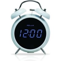 シンシア TWINBELL デジタル目覚まし時計 スピーカークロック ホワイト RTSC-WH 1台（直送品）