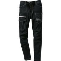 VILEA カーゴパンツ 1704-20ブラック4L 村上被服 1着（直送品）