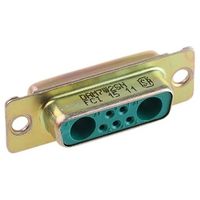 アンフェノールジャパン Amphenol FCI Dーsubコネクタ， 7極， メス， パネルマウント， DAM7W2SN 1個（直送品）