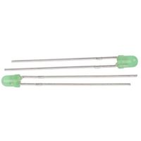 LED， 緑， スルーホール実装， 3 mm 砲弾型 (Tー1)， Lー7104LGD 1ロット(1000個)（直送品）