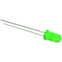 LED， 緑， スルーホール実装， 5 mm (Tー1 3/4)， Lー7143SGC 1ロット(1000個)（直送品）