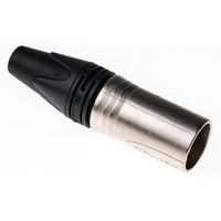 Neutrik XLRコネクタ オス 7極 ストレート ケーブルマウント NC7MXX ニッケルの上に銀めっき 1個（直送品）