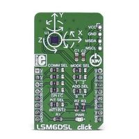 MikroElektronika I2C，SPI LSM6DSL Click MIKROEー2731 1個（直送品）