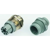 ヒルシュマン Hirschmann DINソケット 7極 メス パネルマウント 931855001 N6R AF 1ロット(10個)（直送品）