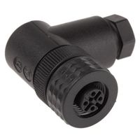 Hirschmann 丸型コネクタ， 4極， M12， ケーブルマウント， 933726100 ELWIKA 4012 K PG7（直送品）