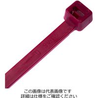 パンドウイットコーポレーション 結束バンド赤 PLT1MーC2 (100ホン) アカ 1袋(100本) 33036025240（直送品）
