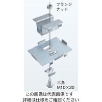 ネグロス電工 軽量床板材固定金具 SDPSF1W 1個（直送品）