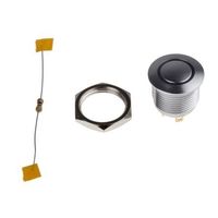 耐破壊押しボタンスイッチ， モーメンタリ， パネルマウント， 単極単投(SPST)， MAV16CAREー7ーJRー12V（直送品）