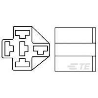 TE Connectivity リレーソケット 5， VCF4-1001（直送品）