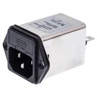 Schaffner IECフィルタ 1ヒューズ なし パネルマウント 6A 250 V ac， FN261ー6ー06 1ロット(60個)（直送品）