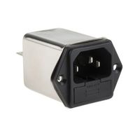 Schaffner IECフィルタ 1ヒューズ なし パネルマウント 4A 250 V ac， FN261ー4ー06 1ロット(60個)（直送品）