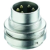 Lumberg DINプラグ 12極 オス パネルマウント SFV 120 1ロット(50個)（直送品）