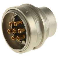 Lumberg DINプラグ 7極 オス パネルマウント SFV 70 1ロット(50個)（直送品）