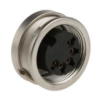 Lumberg DINソケット 5極 メス パネルマウント KFV 50 1ロット(50個)（直送品）