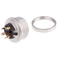 Lumberg DINソケット 4極 メス パネルマウント KGV 40 1ロット(50個)（直送品）